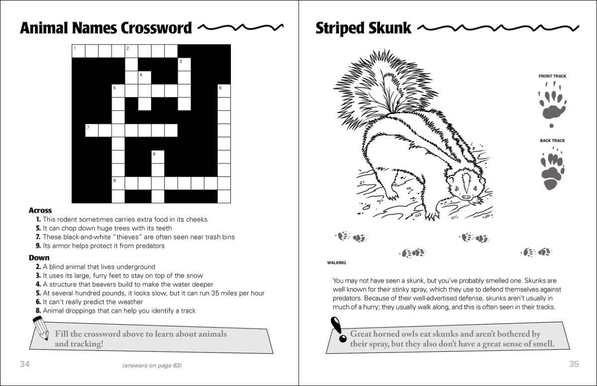 🐾 Animal Tracks Activity Book – Explore Nature & Learn! 🌿