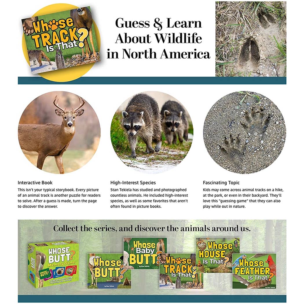 🦌🔍 Whose Track Is That? – Wildlife Nature Exploration 📘🐾