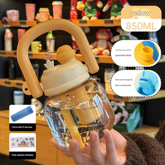 Kettlebell Water Bottle – 850ml Kids Drinkware