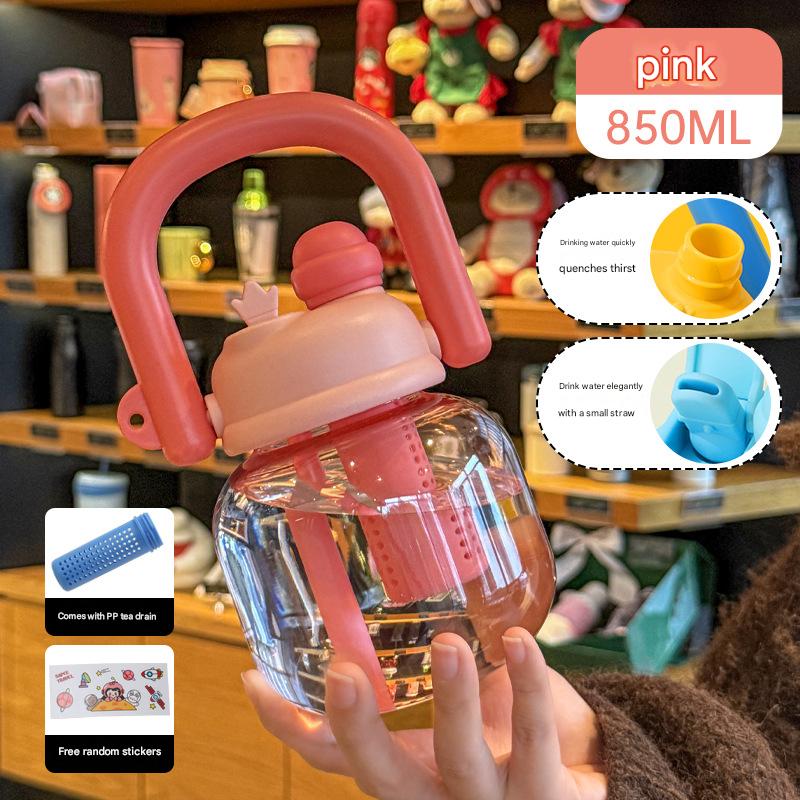 Kettlebell Water Bottle – 850ml Kids Drinkware