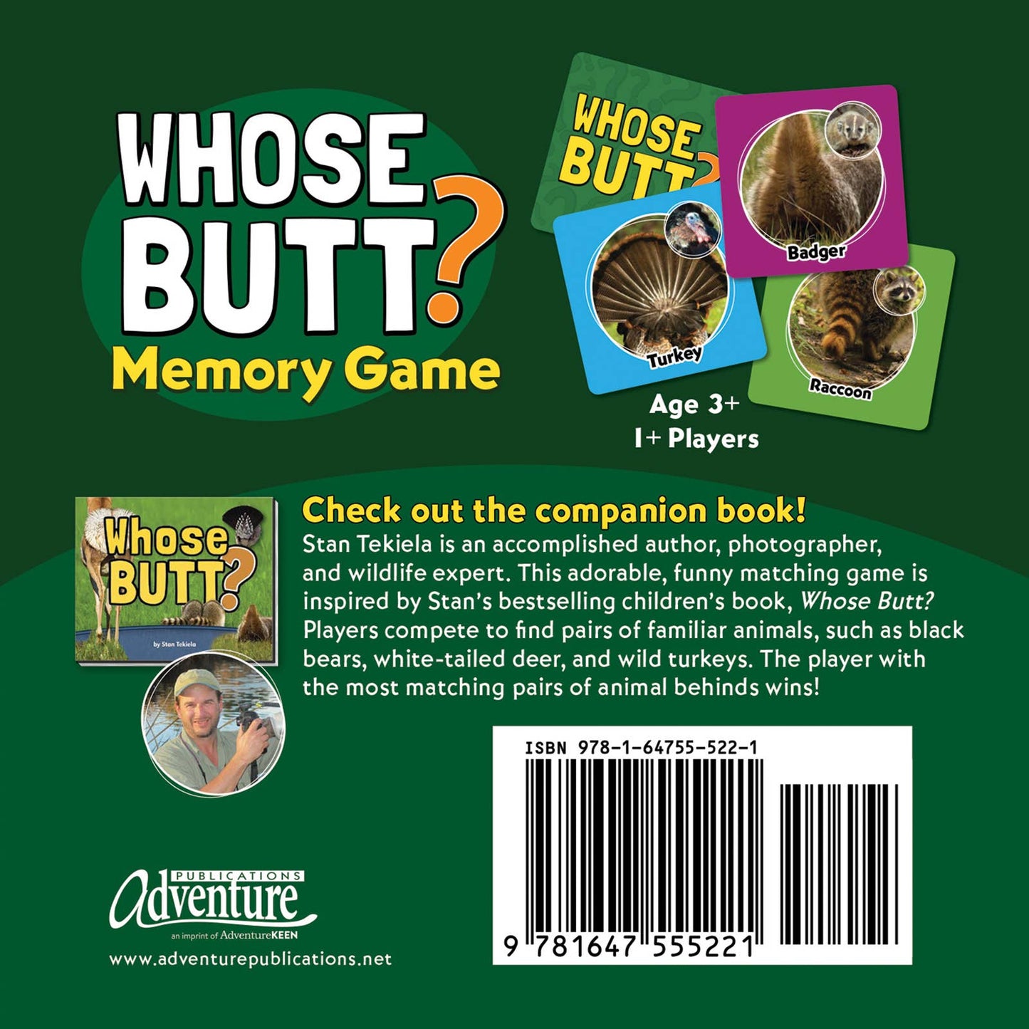 Whose Butt? Memory Game – Laugh & Learn Edition