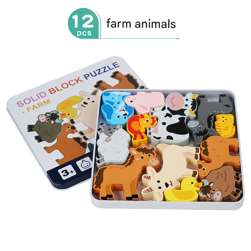 Mini Wooden Animal Toy – Assorted Styles